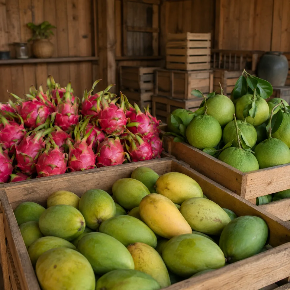 Rau trái khách đặt nhiều